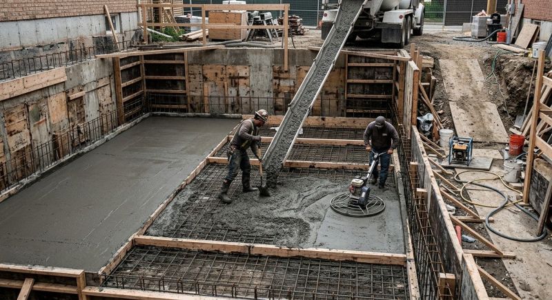 Basement Concrete Installation in Eagle County, CO