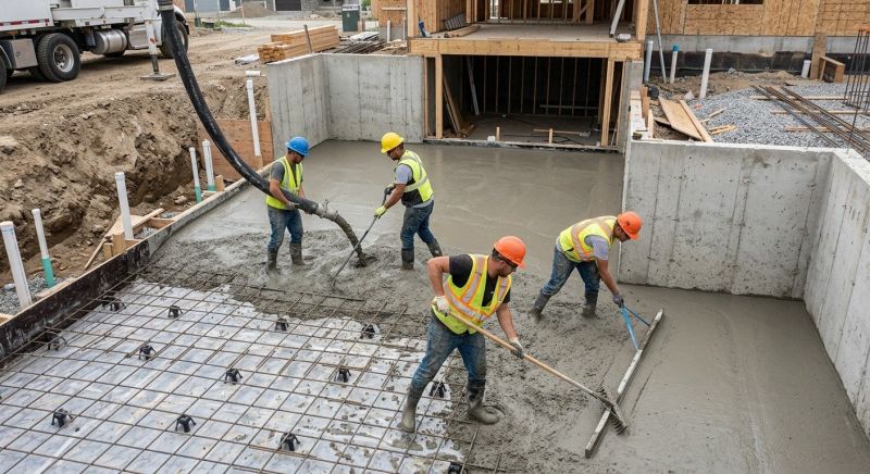 Basement Concrete Installation in Vail, CO