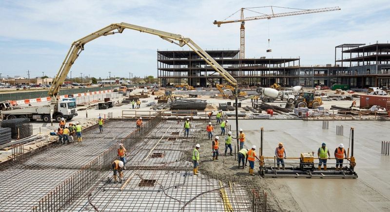 Commercial Slab Construction in Eagle County, CO