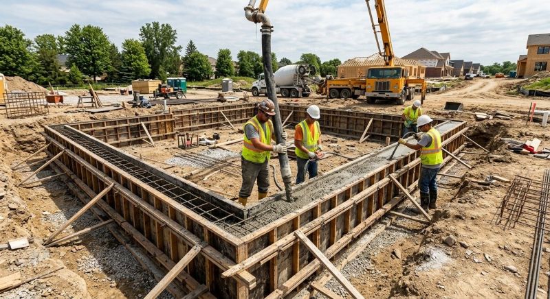 Foundation Wall Pouring in Vail, CO