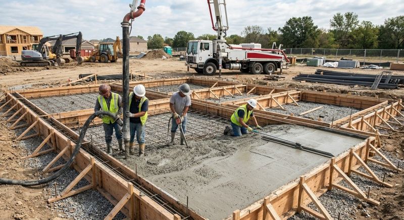 Foundation Wall Pouring in Summit County, CO