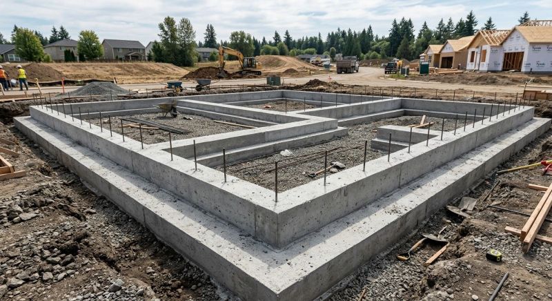 House Footing Construction in Vail, CO